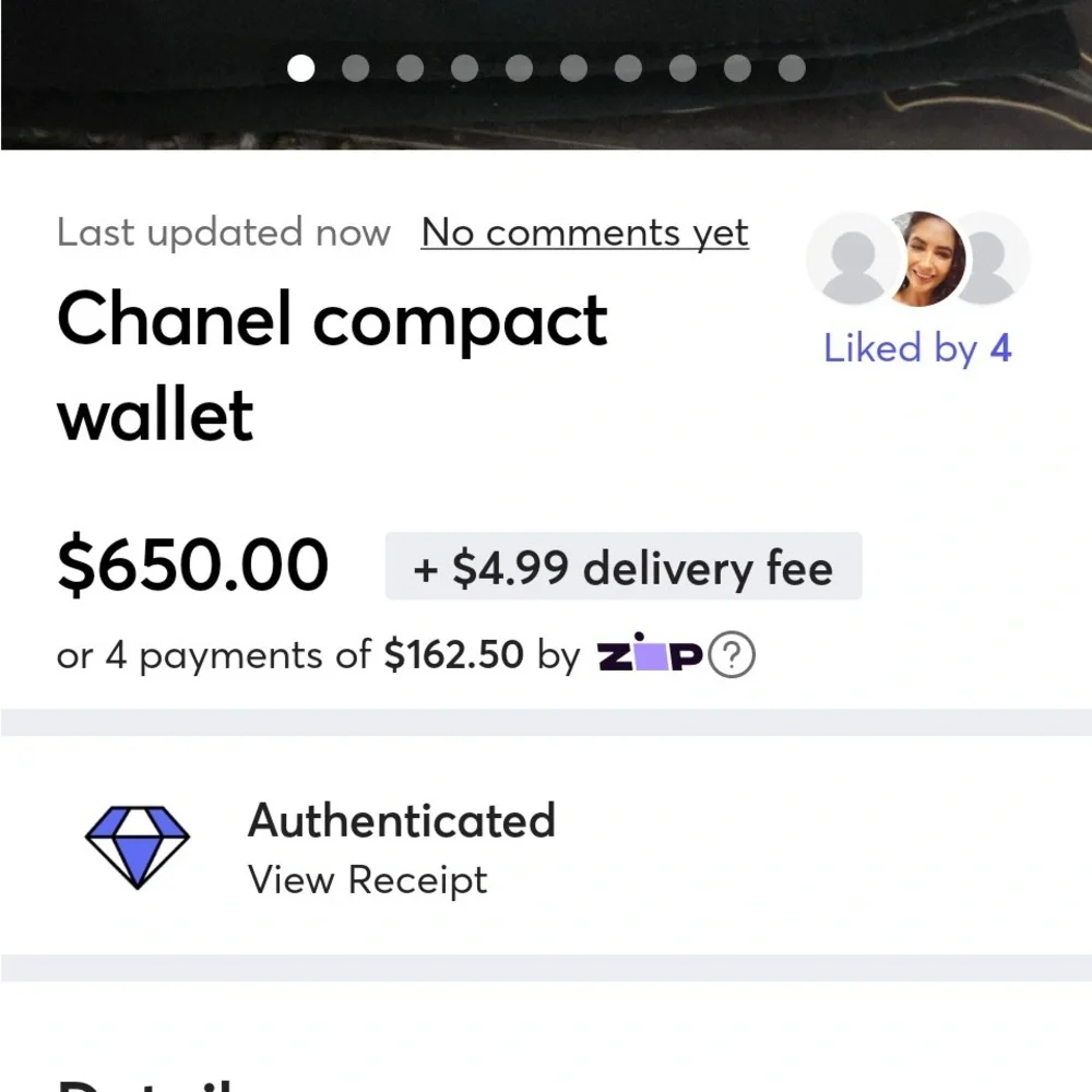 Chanel Caviar Small Boy Wallet - Picture 13 of 14